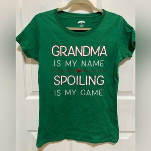 Holiday Time Green Graphic T-Shirt